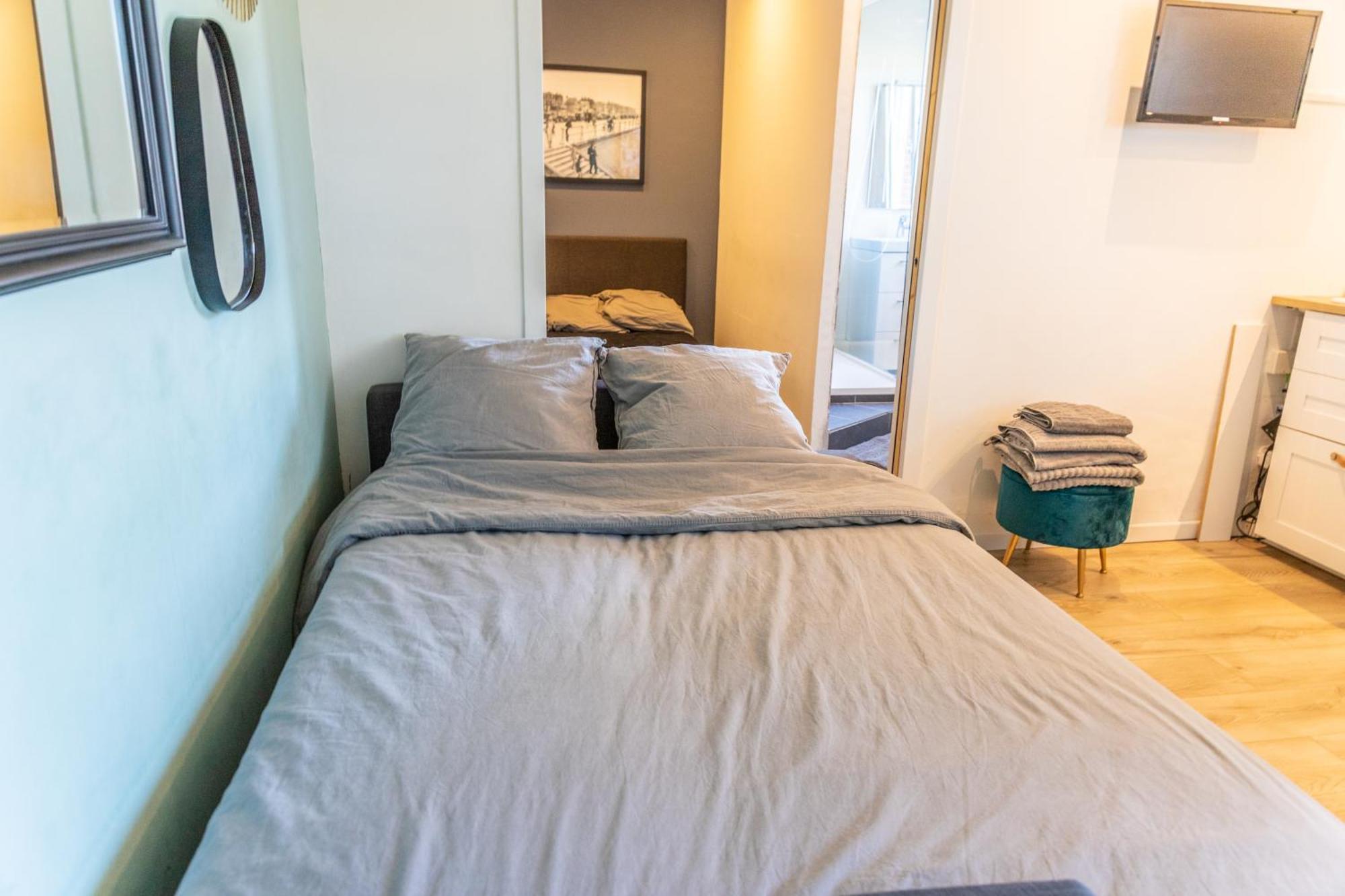 Residence Grand Jardin Attenant Tennis, Mini Golf, Sauna, Petanque Cucq Rum bild